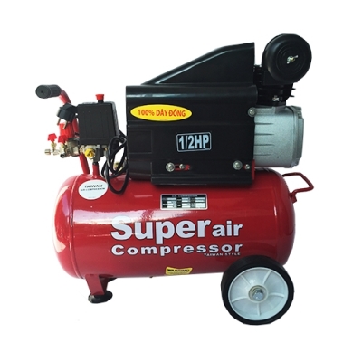 Máy nén khí mini SUPER AIR 30L dây đồng